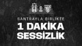 Beşiktaş'tan yangın faciası için sessiz duruş