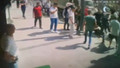 Yolu kapatan nakliyeciye esnaftan meydan dayağı