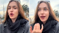 Ukraynalı genç kız, video çekerek Ayasofya'daki uygulamaya tepki gösterdi
