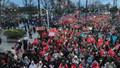 Galata Köprüsü'nde Filistin'e destek yürüyüşü!