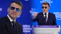 Gözünde sorun mu var? Macron neden Davos'ta güneş gözlüğü taktı?