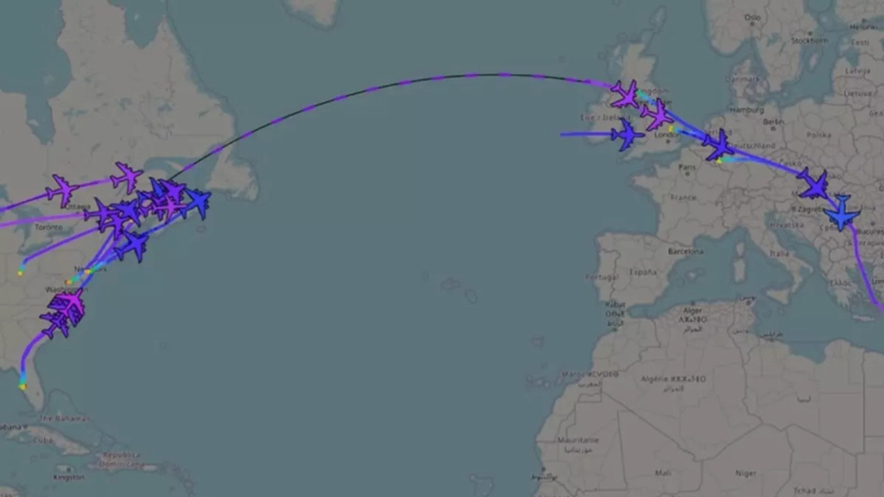 ABD, Avrupa ve Orta Doğu'ya savaş uçağı yığıyor: Dünyayı tedirgin eden görüntü!