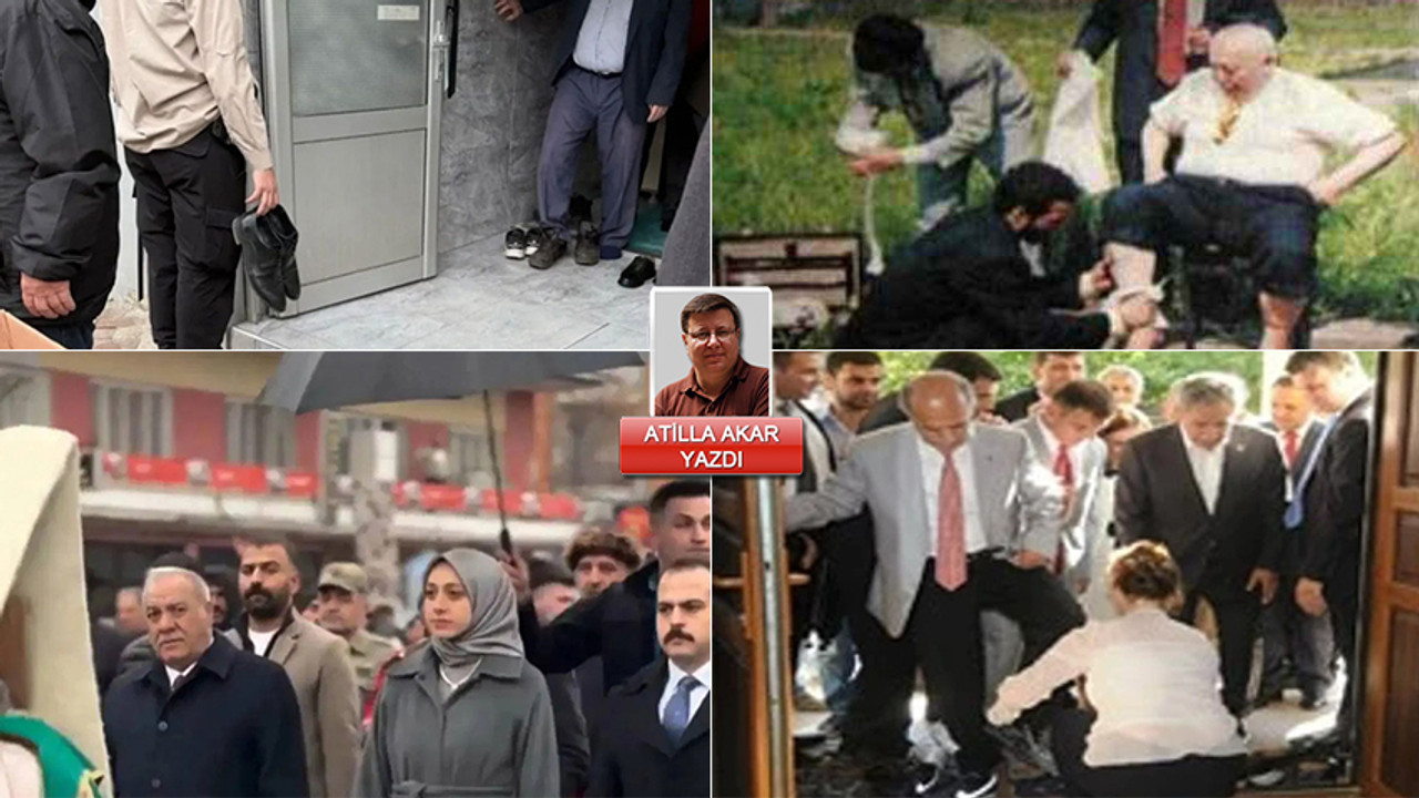 Buna “kapıkulu zihniyeti” derler! Korumalar şemsiye tutup, ayakkabı mı koruyacak?