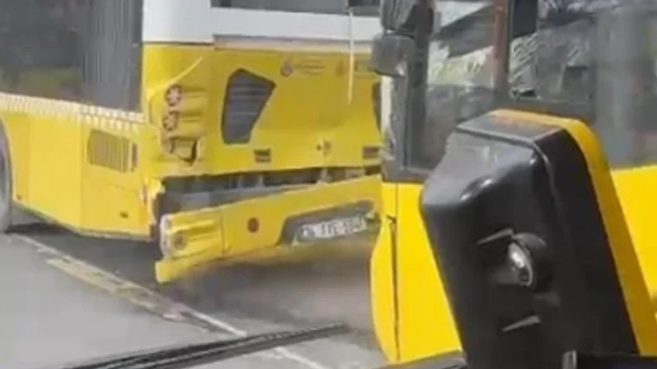 Fatih'te zincirleme İETT kazası: 3 otobüs çarpıştı