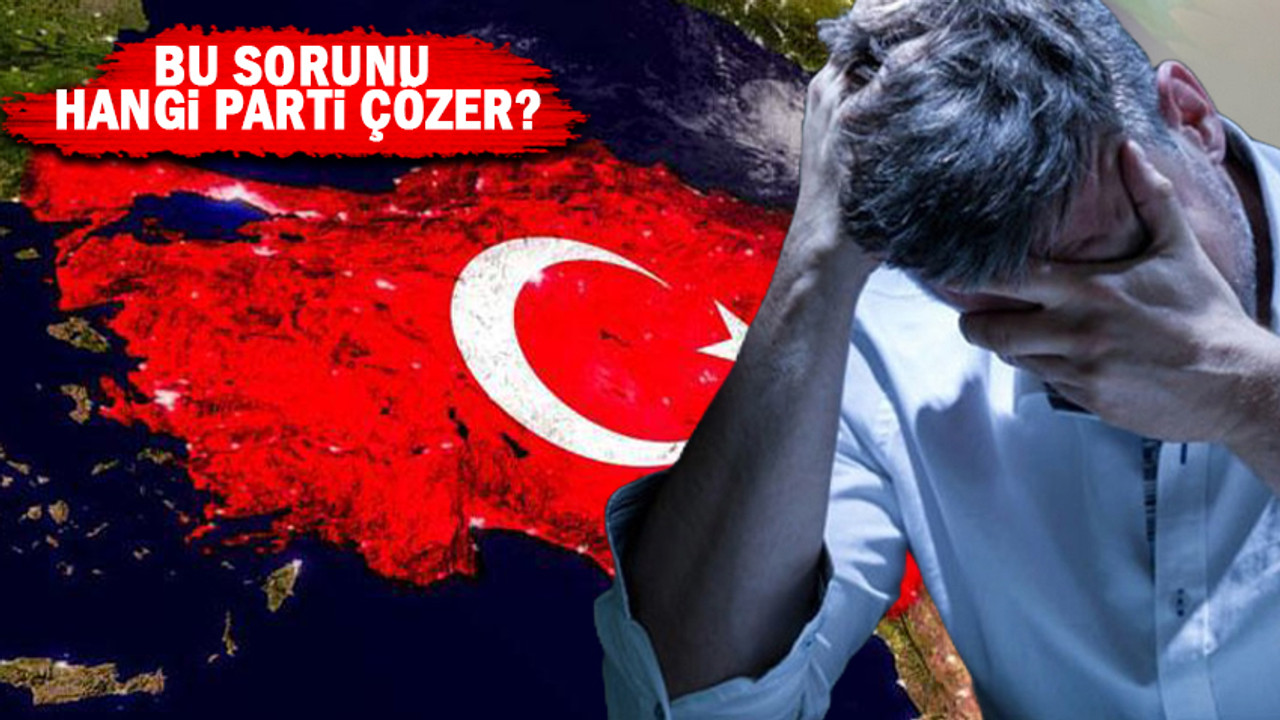 Son anket şoke etti! İşte Türkiye’nin en büyük sorunu