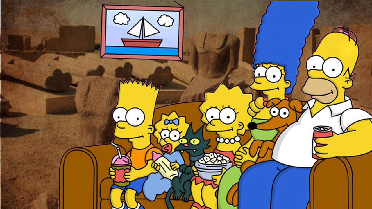 Antik Mısır'da 3 bin yıllık lahitten Simpsonlar çıktı! Şoke eden benzerlik...
