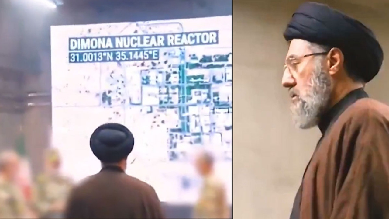 Mücteba Hamaney ilk kez o odada görüntülendi: Dikkat çeken 'Dimona' haritası...