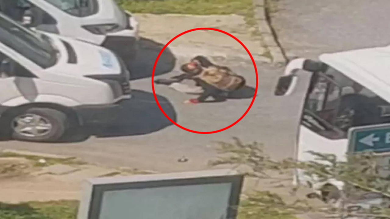 İsrail konsolosluğu önündeki çatışmada dikkat çeken an!