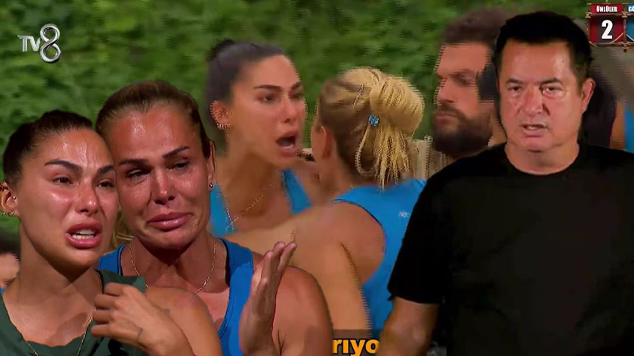 Survivor'da Nagihan ve Gözde birbirine girdi! Acun Ilıcalı konuştu onlar ağladı!