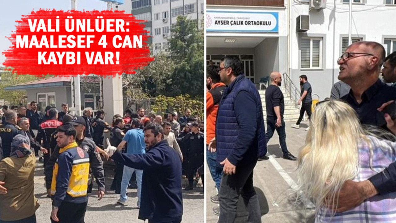 Kahramanmaraş'ta bir okula silahlı saldırı: 5 silah 7 şarjörle okula girmiş!
