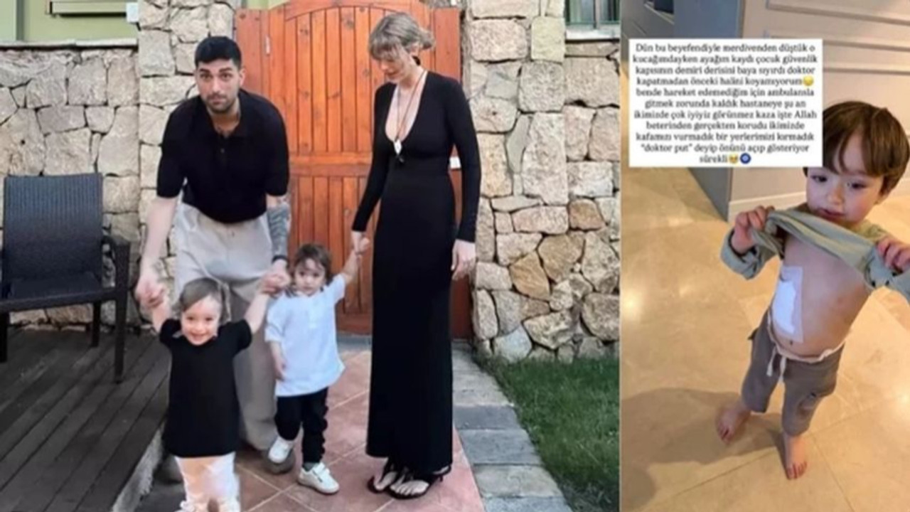 Yasemin Tatlıses ve oğlu merdivenden düştü: Hastaneye kaldırıldılar