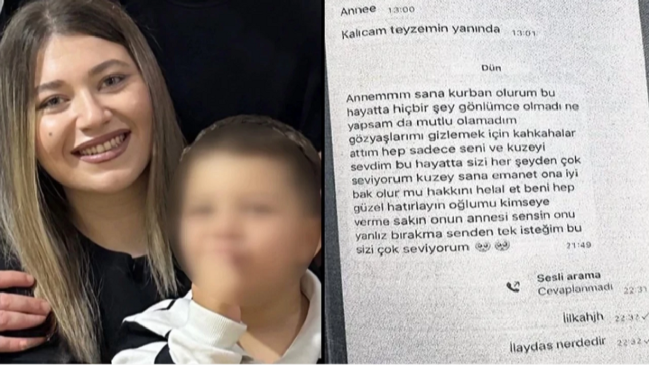 Naile İlayda Ateş 20 dakika önce annesine mesaj atmış! 