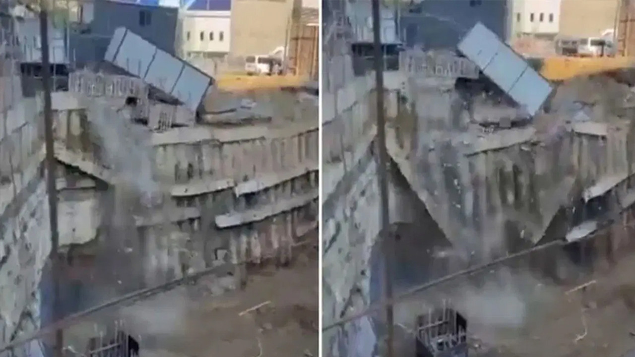 Fenerbahçe Stadyumu'nun yanındaki inşaat duvarı çöktü