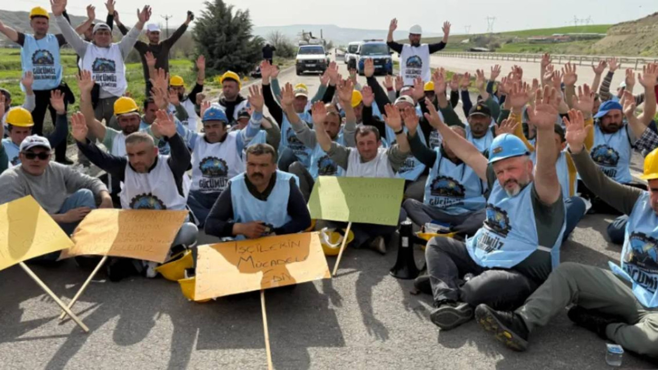 110 madenci sabaha karşı gözaltına alındı: Yürüyerek Ankara'ya gelmişlerdi