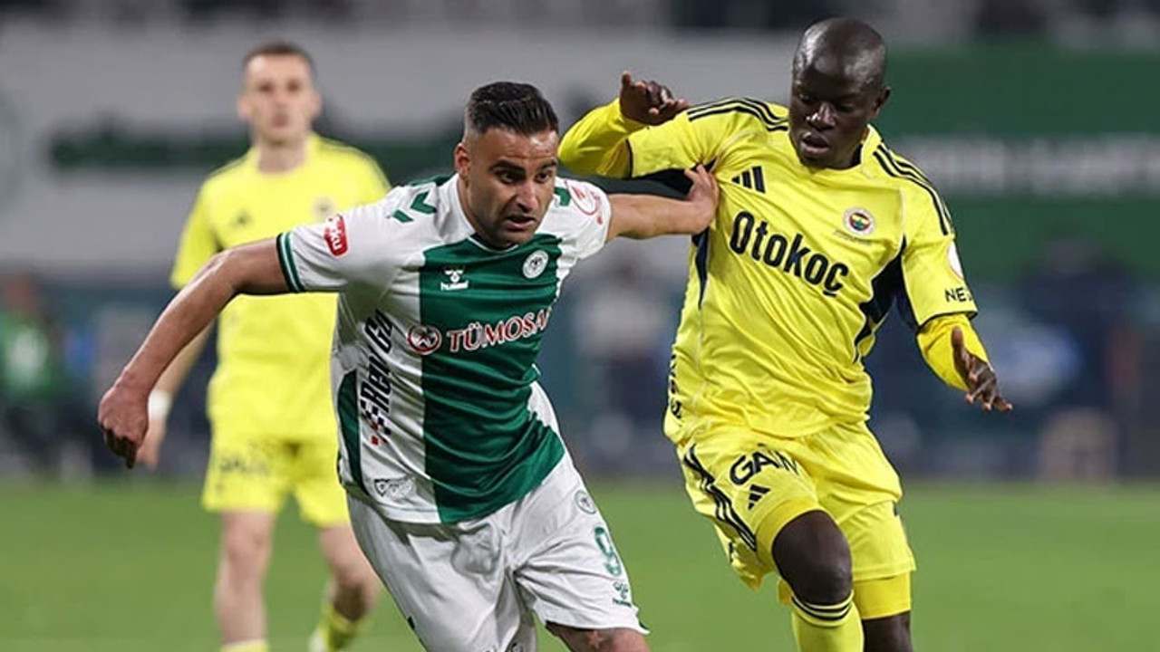 Fenerbahçe kupaya uzatmalarda veda etti: Konyaspor yarı finalde!