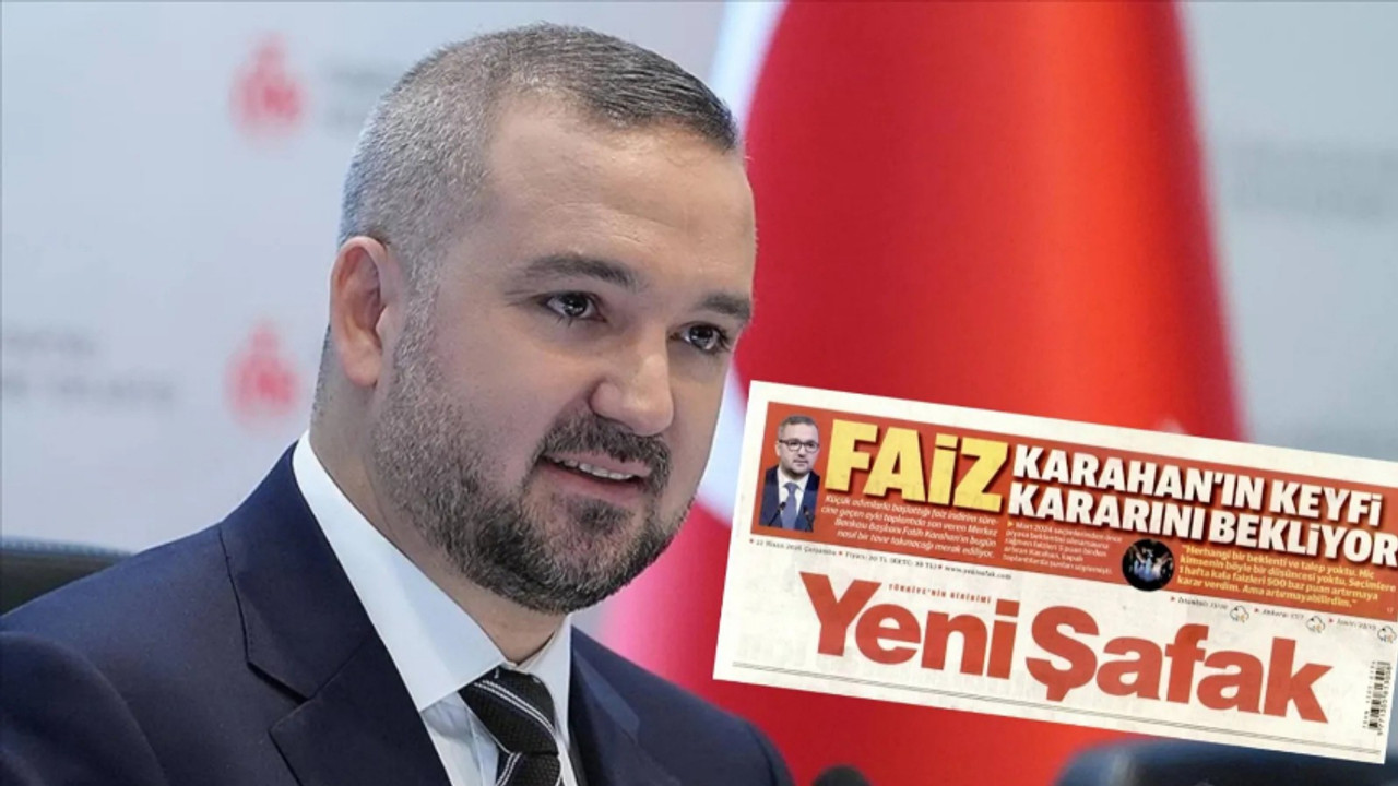 Yeni Şafak bu kez Merkez Bankası Başkanı Fatih Karahan'ı hedef aldı: Faiz, keyfi kararını bekliyor