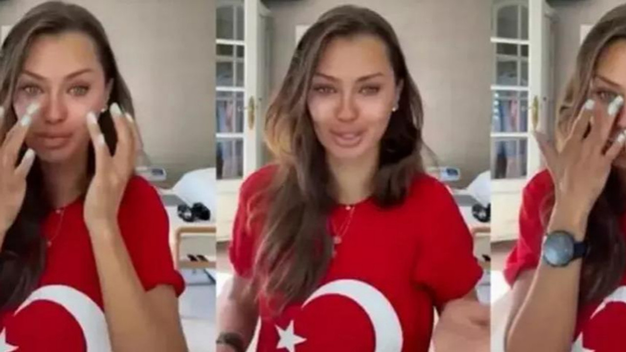 Türk bayraklı tişörtle video çekti, milyonlar izledi