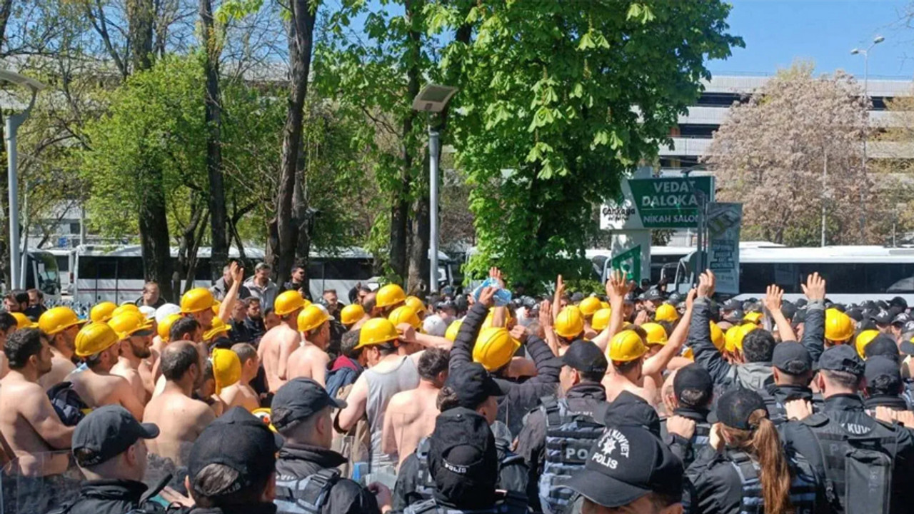Madencilerin yürüyüşüne müdahale: Açlık grevinin 8. gününde arbede, gözaltılar var