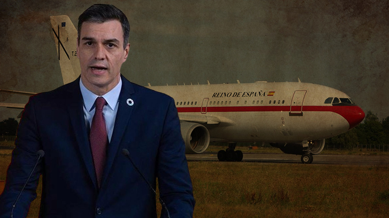 Sanchez'i taşıyan uçak acil iniş yaptı! Geceyi Türkiye'de geçirecek