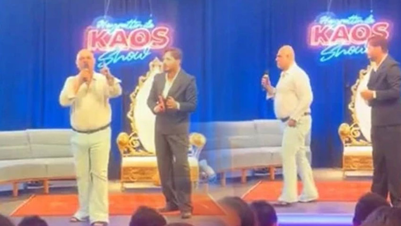Ajdar'dan Kaos Show'da seyirciye sert tepki!