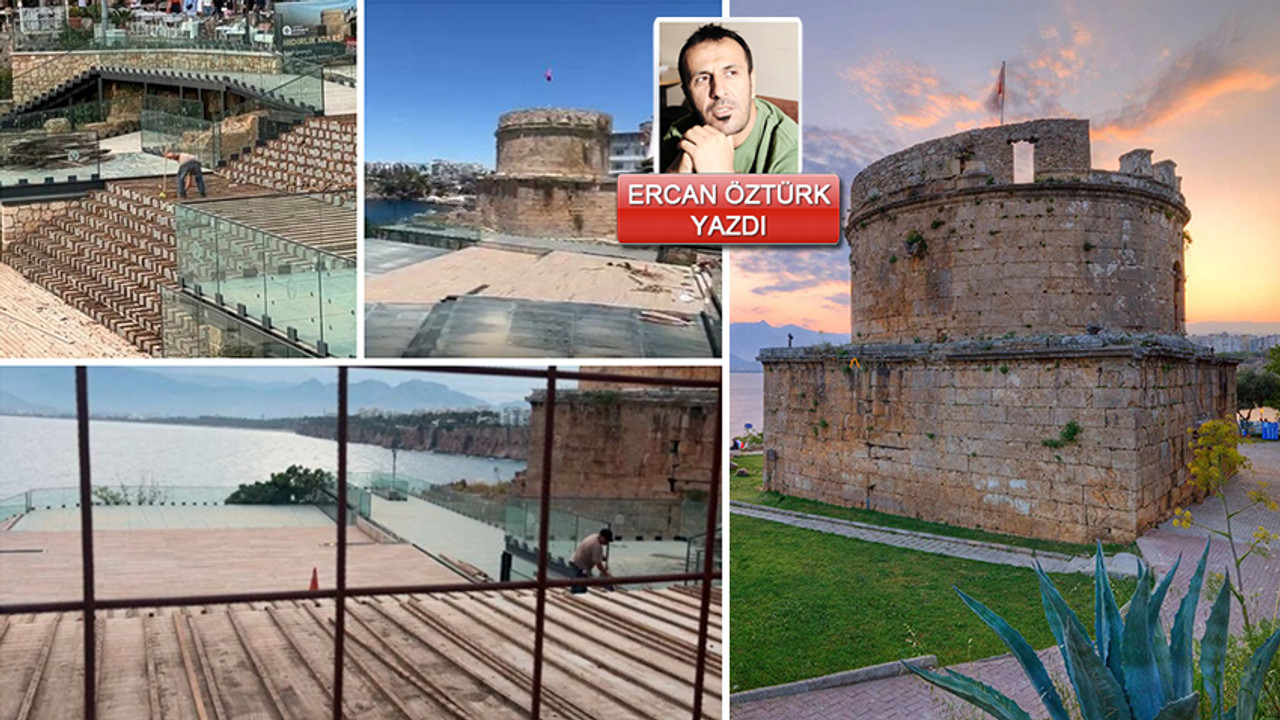 Antalya'nın simge kulesinde restorasyon skandalı! Ahşaplar bir yılda çürüdü