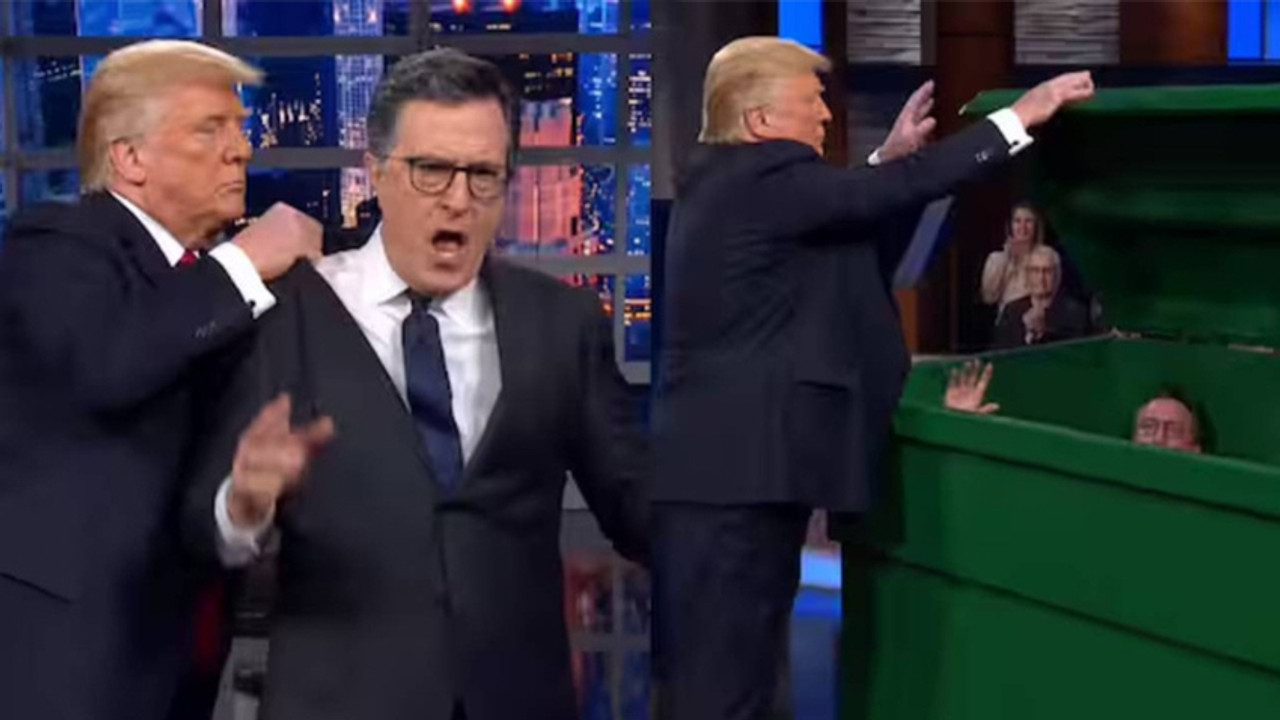 Trump'ın hedefindeydi... Ünlü suncuyu çöp kovasına attı!