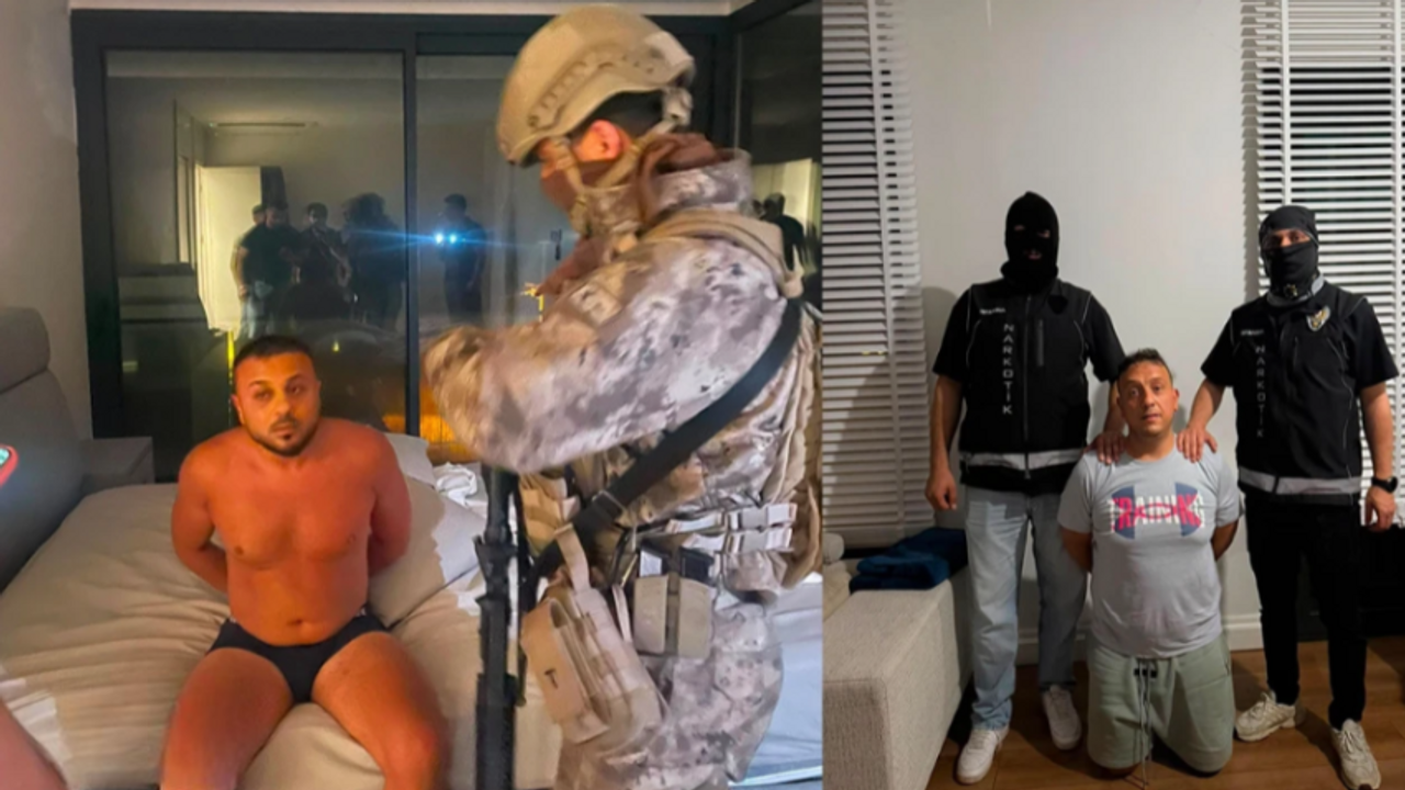MİT ve Emniyet'ten operasyon: Uyuşturucu baronu yarı çıplak yakalandı!