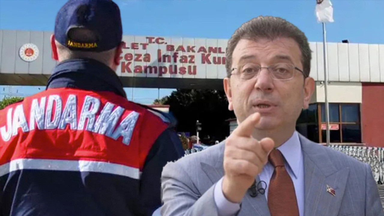 İmamoğlu ile jandarma arasında "Beni sen mi ittin" tartışmas