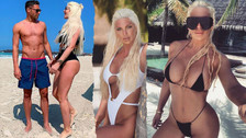 Jelena Karleusa'nın iç çamaşırlı Noel pozu nefes kesti