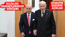 CHP’nin eski lideri Hikmet Çetin'den sürpriz temas! Devlet Bahçeli ile bir araya geldi!
