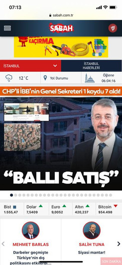 Sabah'ta 'Ballı Rant' haberi neden uçtu? Gazetede var, sitelerden kaldırıldı! - Resim : 3