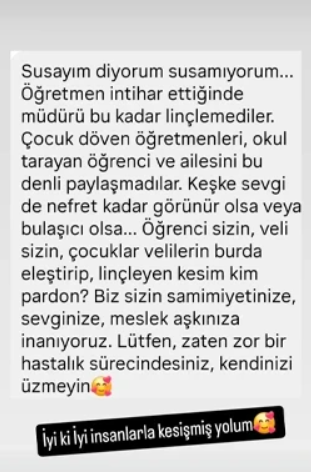 Öğretmenin kurdeleli vedası olay oldu! "Çocuklar içerik malzemesi mi?" - Resim : 3