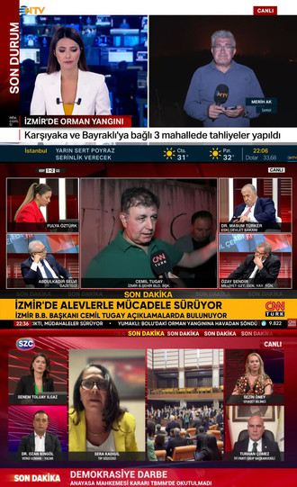 Meclis'te yumruklu kavga ve hayatın gerçekleri... Haber kanallarının habercilik refleksi... - Resim : 1