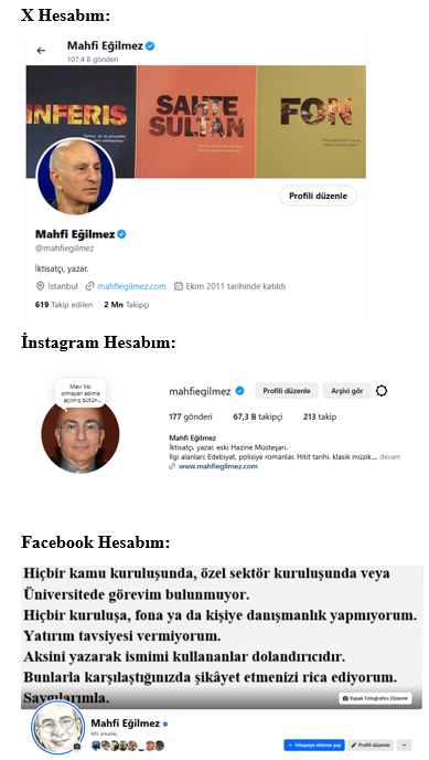 Dolandırıcılar, Mahfi Eğilmez'e bu kez de asistan atadı! - Resim : 2