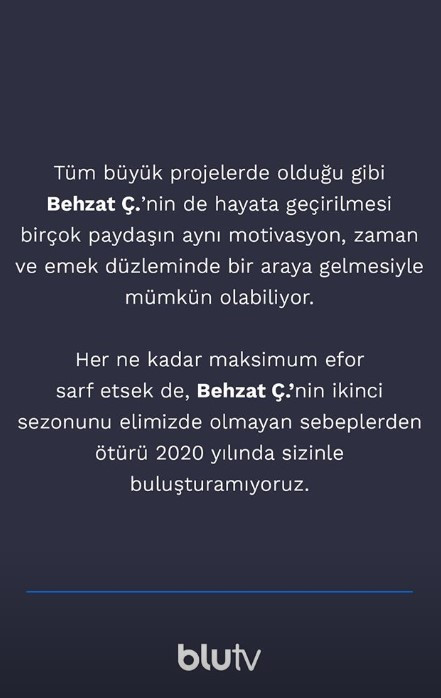 BluTV açıkladı! Behzat Ç. hayranlarına kötü haber! - Resim : 3