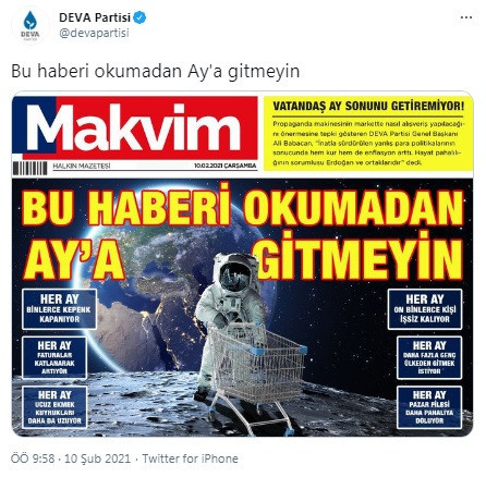 DEVA'dan Milli Uzay Programı'na 'Takvim' göndermesi! "Bu haberi okumadan uzaya gitmeyin" - Resim : 1