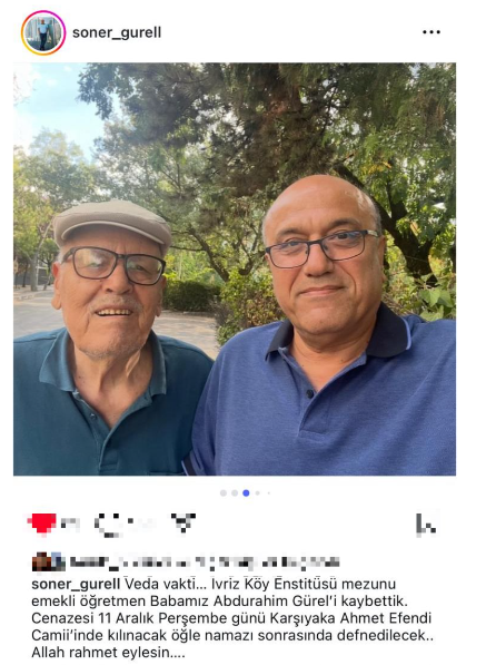 Duayen gazeteci Soner Gürel'in baba acısı - Resim : 1