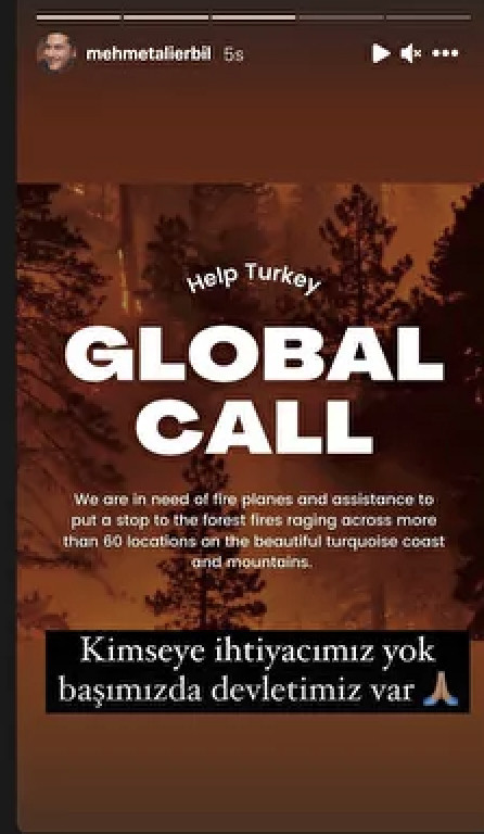 Mehmet Ali Erbil'den 'Help Turkey' çıkışı: Kimseye ihtiyacımız yok, başımızda devletimiz var - Resim : 1