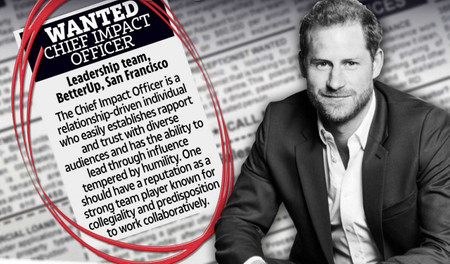 Prens Harry yeni işini gazete ilanından buldu - Resim : 1