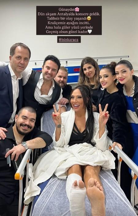 Işın Karaca'ya nazar değdi! Hastane odasından paylaşım yaptı - Resim : 2