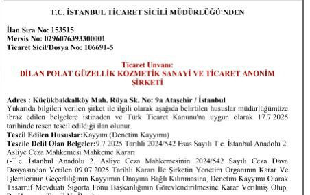 Davul Dilan Polat’ta tokmak kayyum da… Polatları eski kaymakam denetleyecek! - Resim : 2