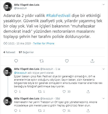 Bakan Soylu'ya sosyal medyada #rakıfestivali tepkisi - Resim : 1