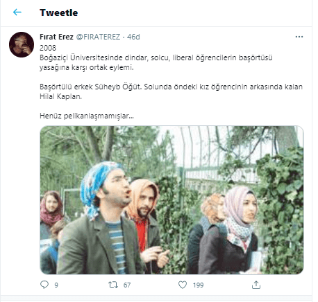 Hilal Kaplan ve Süheyb Öğüt de Boğaziçi'nde eylem yapmışlar - Resim : 1