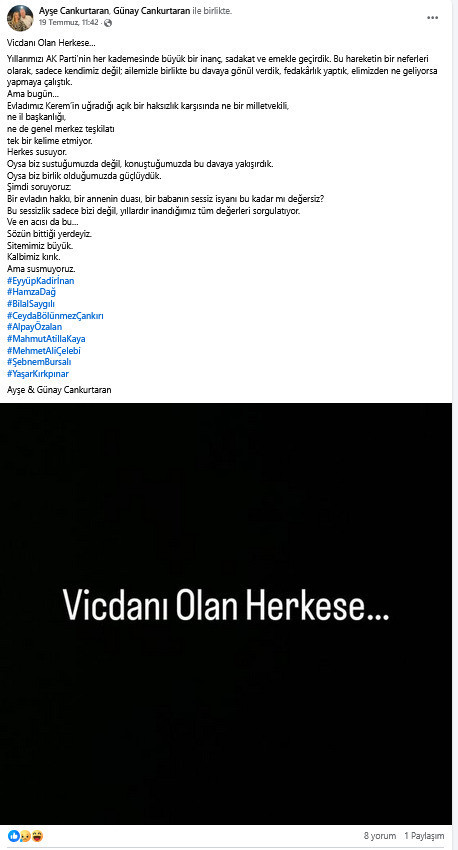 Oğlu mülakatta elendi; AKP'li isim AKP'ye isyan etti - Resim : 1
