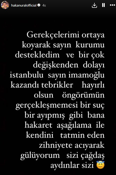 "Kurum tarihi farkla kazanacak" demişti! Seçim tahmini tutmayan Hakan Ural'dan eleştirilere cevap! - Resim : 1