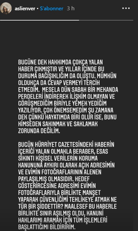 Aslı Enver, Hürriyet yazarına ateş püskürdü: Bu haberle sınır aşıldı - Resim : 1