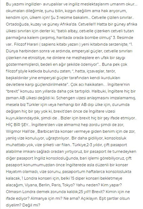 Fazıl Say'dan vize isyanı: Kızgın değilim ama hak arıyorum! - Resim : 1