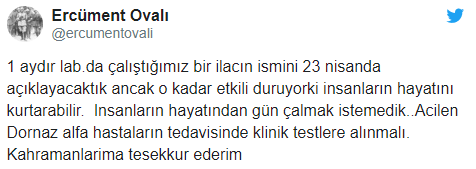 Ercüment Ovalı müjdeli haberi duyurdu! “23 Nisan’da açıklayacaktık ancak...” - Resim : 1