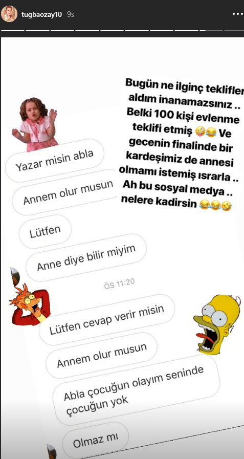 Tuğba Özay’a 100 evlilik bir annelik teklifi - Resim : 1