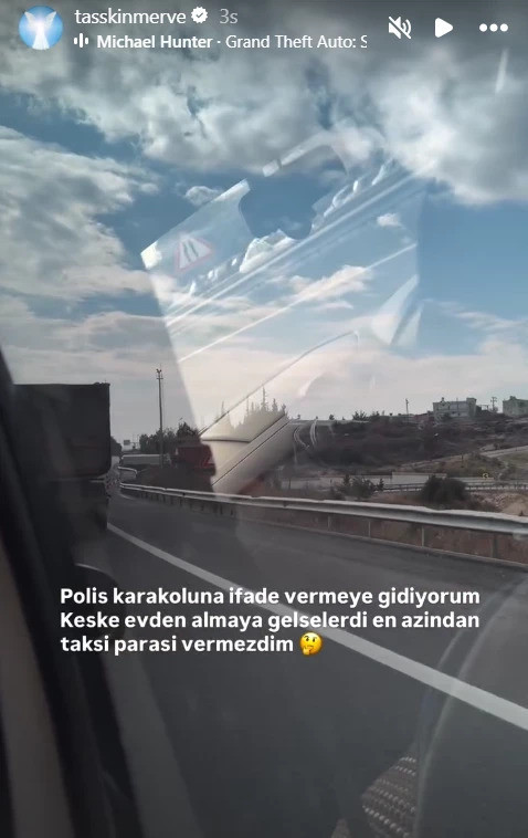 Merve Taşkın ifadeye giderken yayınladı! ''Keşke evden alsalardı'' - Resim : 1